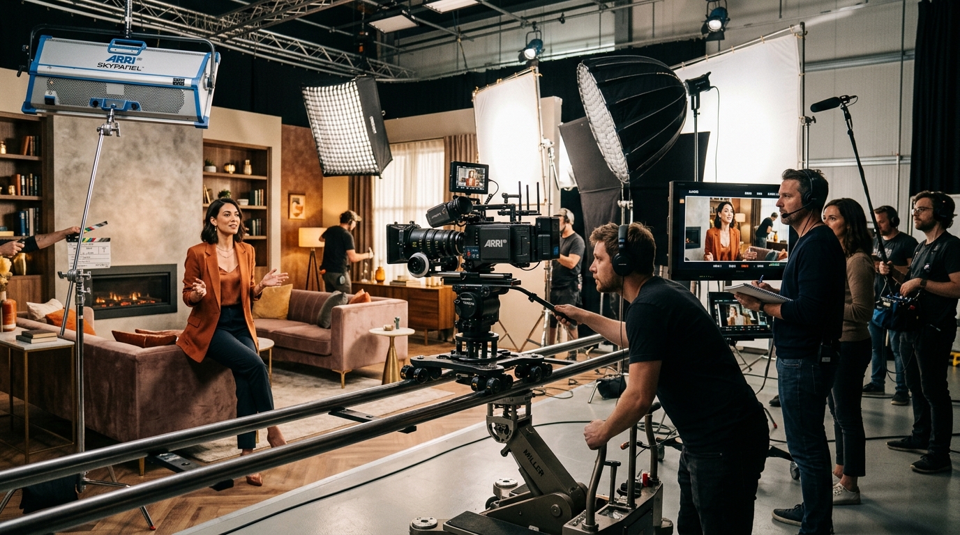 Detrás de escena comercial de TV